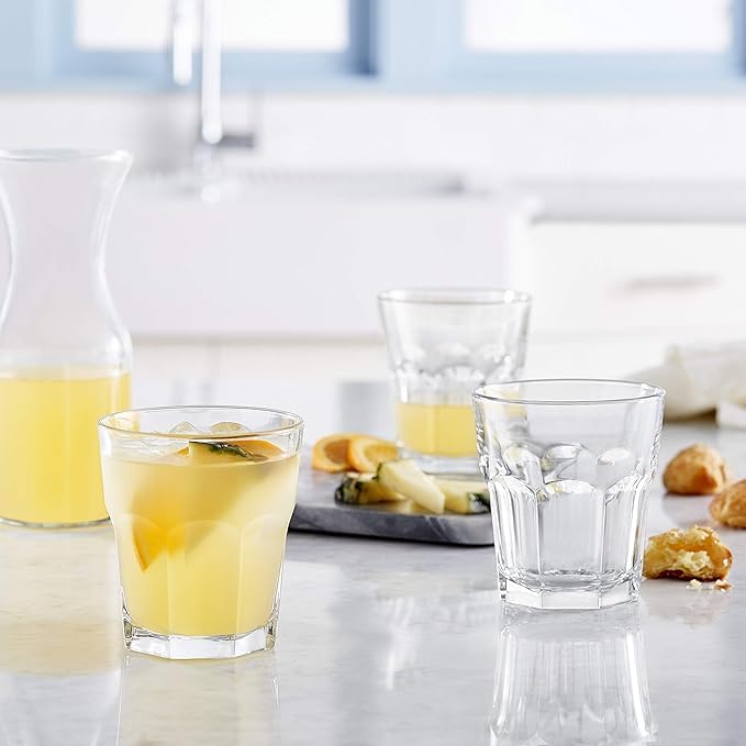 Aspen Brands Agua Drinking Glasses Set of 6, 12oz