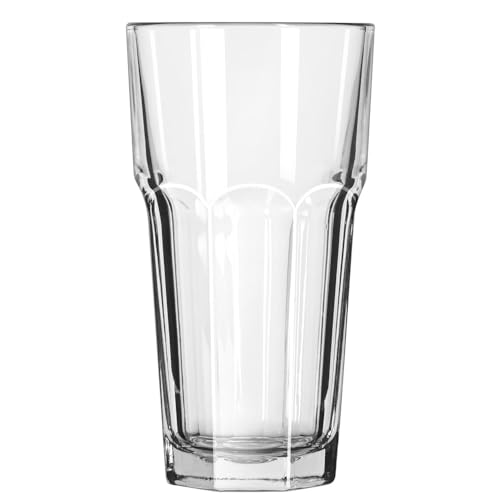 Libbey Glassware 15256 Gibraltar Cooler Glass, Duratuff, 16 oz. (Pack of 24)