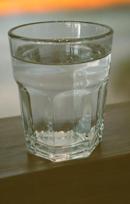 Aspen Brands Double Rock Drinking Glasses Set of 12, 12oz
