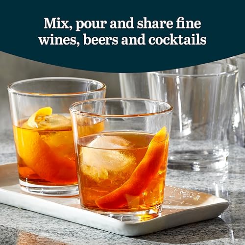 Libbey Craft Brews Beer Glasses Set of 6, Versatile, Premium Beer Glass Set, Craft Beer Glasses for Pilsner, Stout, Lager, IPA & More