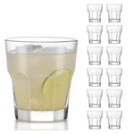 Libbey Gibraltar DuraTuff Double Old Fashioned Glass Set of 12, 12 Oz Durable Restaurant Style Whiskey Glasses, Drinkware Set for Home, Bars, Gifting