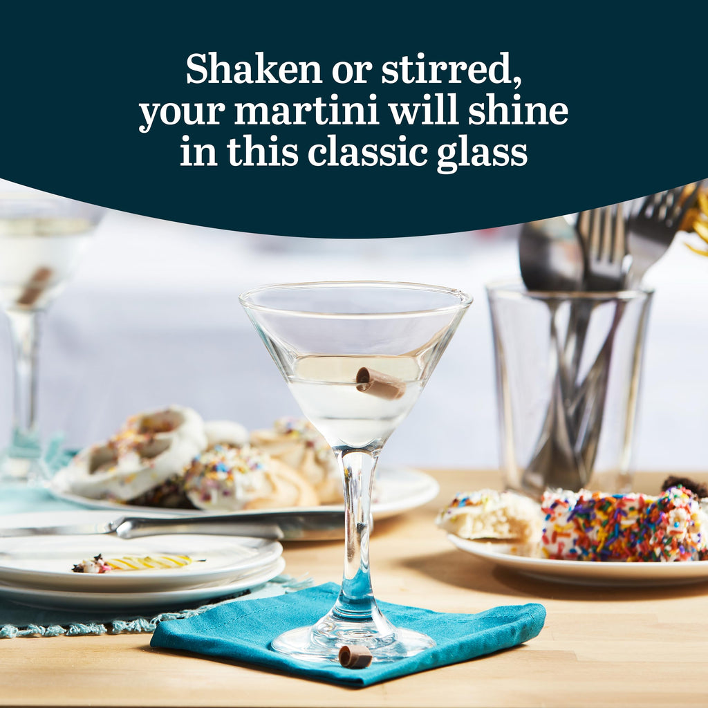 Libbey 7512 Martini Party Glasses 8oz.  Set of 12