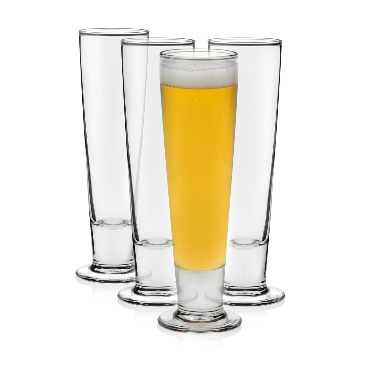 Libbey Craft Brews Beer Glasses Set of 6, Versatile, Premium Beer Glass Set, Craft Beer Glasses for Pilsner, Stout, Lager, IPA & More