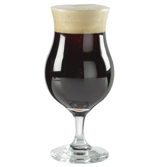 Aspen Brands Craft Beer Glasses, Classic Praga Style, 15oz, Set of 12, Dishwasher Safe