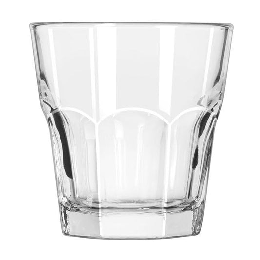 Aspen Brands Double Rock Drinking Glasses Set of 12, 12oz