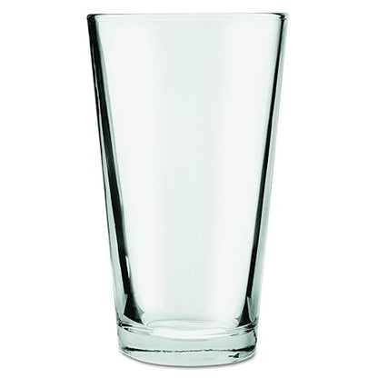 Aspen Brands Pint Beer Glasses 16 oz - Set of 24 -Clear Drinking Glasses, Heavy Base, Pub Style