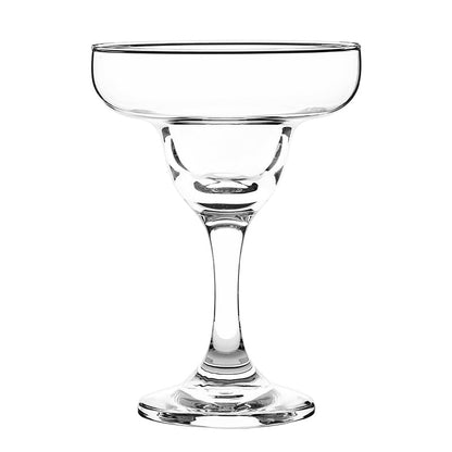 Cristar Margarita Glasses Set Of 4, 10oz Coupe Glasses, Made In Columbia, Tempered Rim, Dishwasher-Safe, Lead-free Cocktail Bar Glasses With Stem For Martinis, Mojitos, Pina Colada & Dessert Glasses.