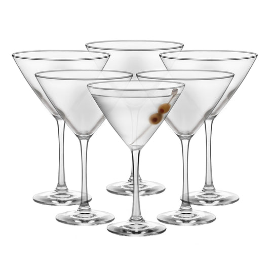 Libbey 7512 Martini Party Glasses 8oz.  Set of 12