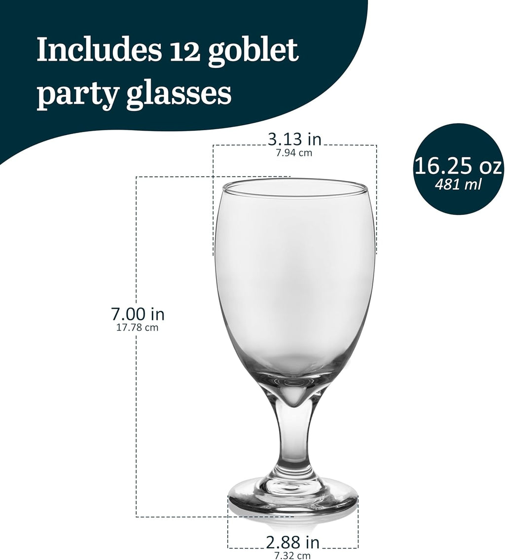 Libbey 3716 Embassy 16.25 Ounce Iced Tea Glass - 12 / CS
