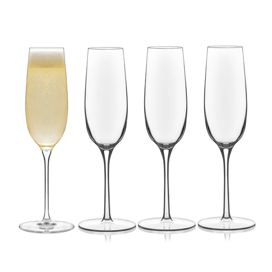 Libbey 9138 Renaissance 8 Ounce Flute Glass - 12 / CS