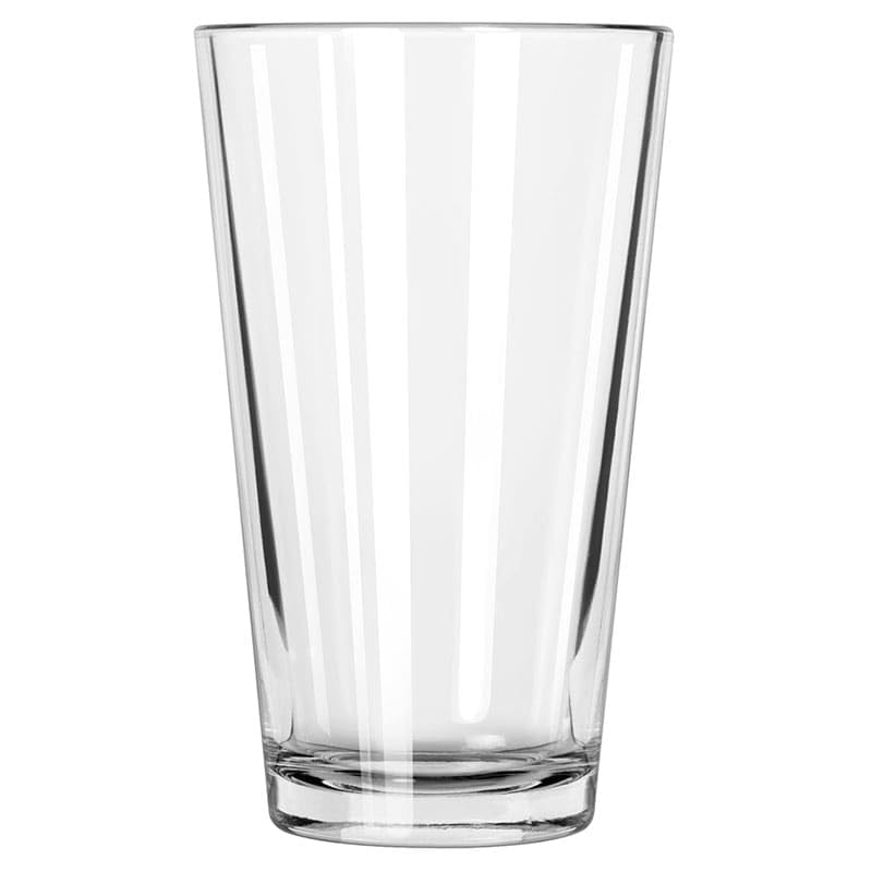 Libbey 1639HT 16oz. Heat Treated Mixing Glass - 24 pack
