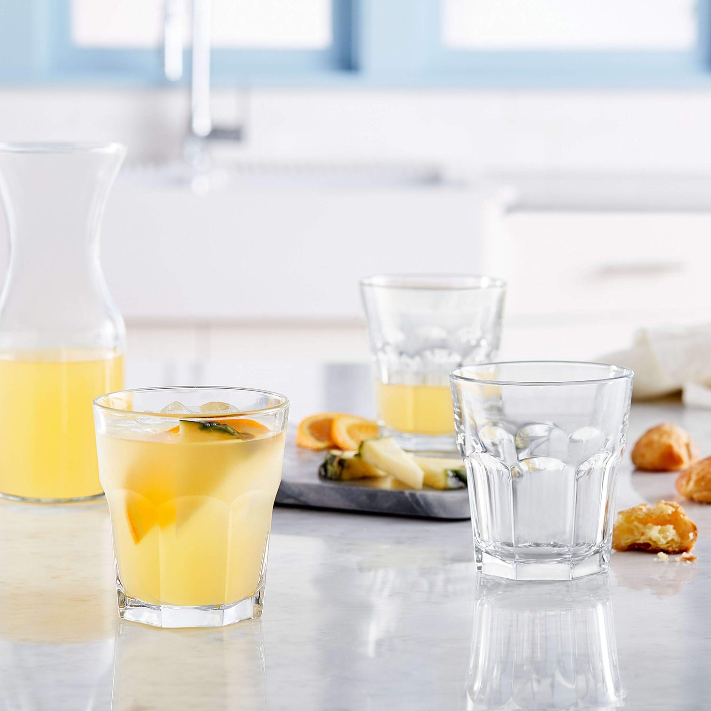 Libbey 15244 Gibraltar DuraTuff Drinking Glass Drinking Cup Set, - Set of 12