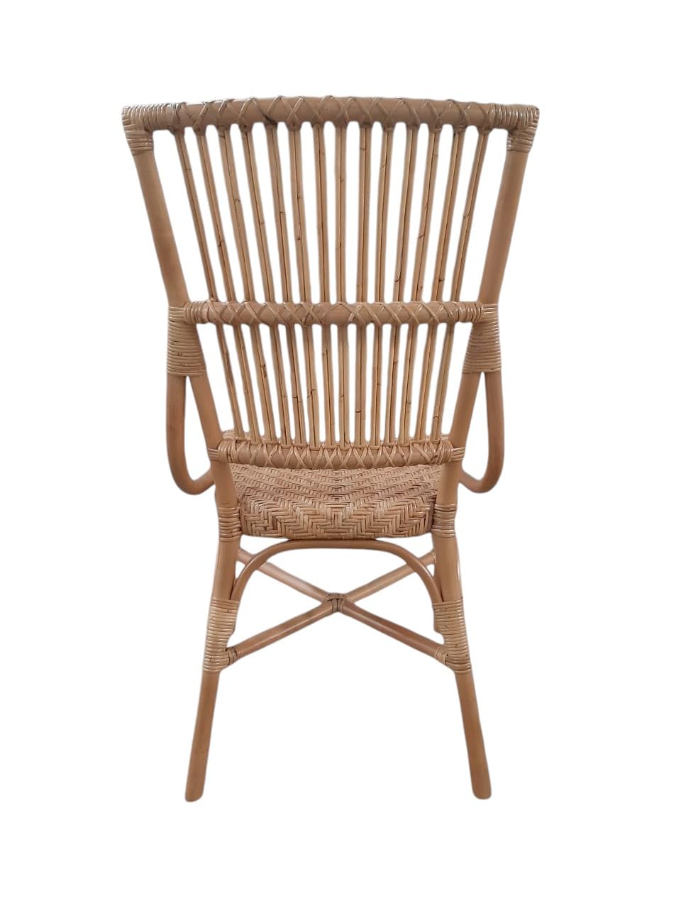 Aspen Brands Laguna Bistro Chair - Designed to be Stackable and Made for Both Indoor and Outdoor use. 300 lbs max Limit. Rattan Frame. Storage Outside. 1 Chair Included