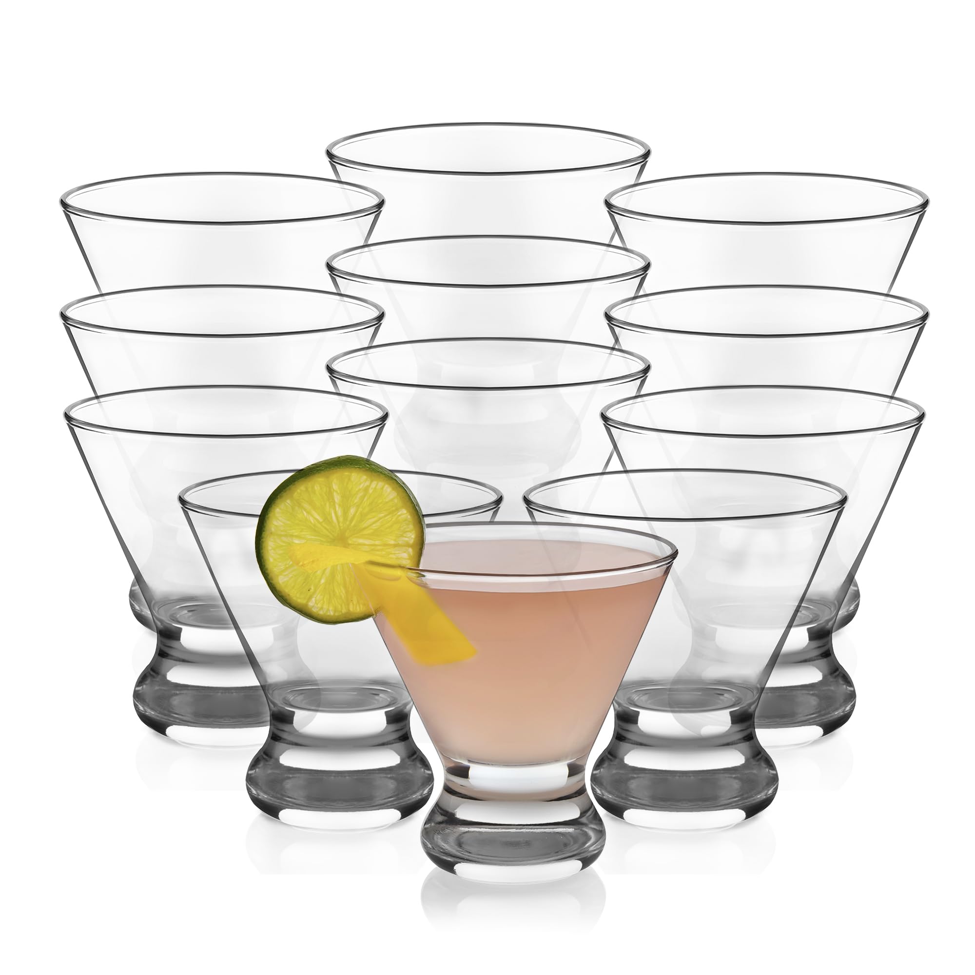 Libbey 7512 Martini Party Glasses 8oz.  Set of 12