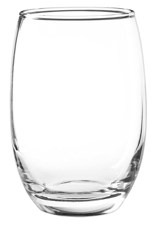 Cristar Stemless Red Wine Glasses - 15 Ounces - Set of 12