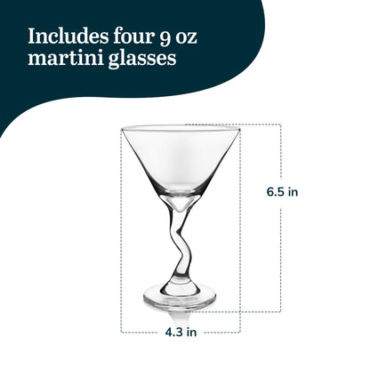 Libbey Martini Party Glasses
