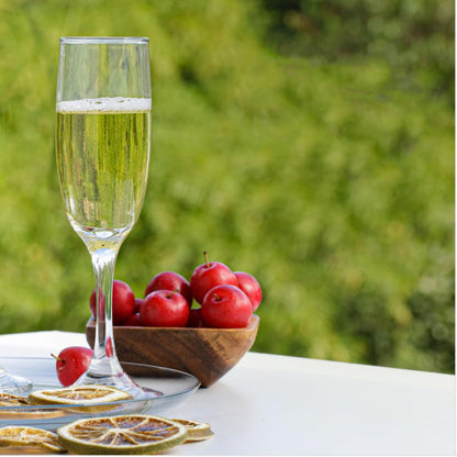 Cristar Premiere Champagne Flutes, 6.5oz Champagne Glasses Set Of 12, Prosecco Glasses, Dishwasher-Safe, Lead-Free Mimosa Glasses, Ideal for Home Bar, Special Occasions, Made in Colombia.