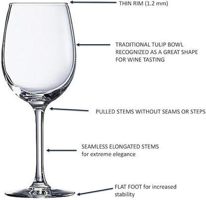 Aspen Brands Classic Napa 13oz Wine Glass