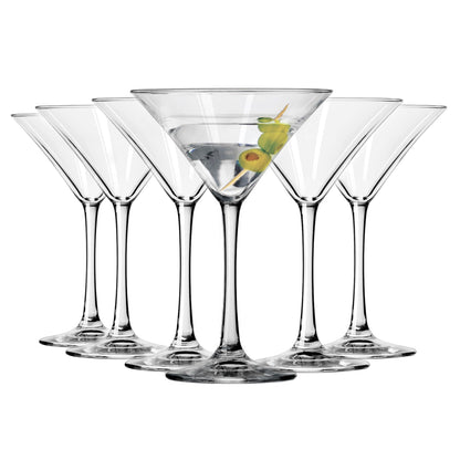 Libbey 7512 Martini Party Glasses 8oz.  Set of 12