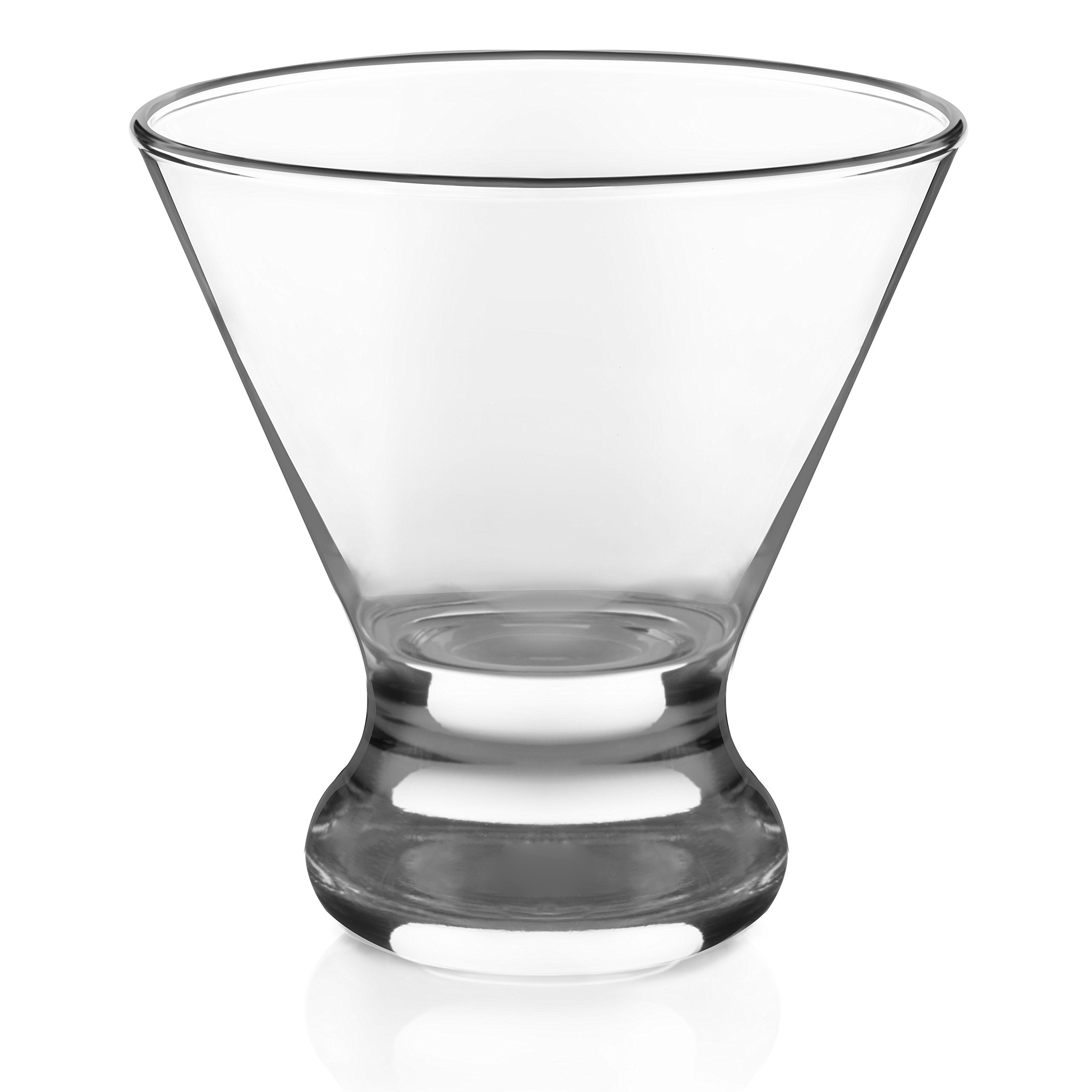 Libbey 7512 Martini Party Glasses 8oz.  Set of 12