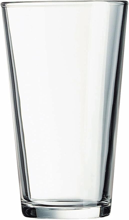 Aspen Brands Pint Beer Glasses 16 oz Tall Clear Drinking Glasses, Heavy Base, Pub Style
