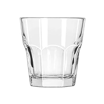 Aspen Brands Double Rock Drinking Glasses Set of 12, 12oz