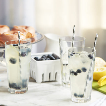 Libbey 15244 Gibraltar DuraTuff Drinking Glass Drinking Cup Set, - Set of 12