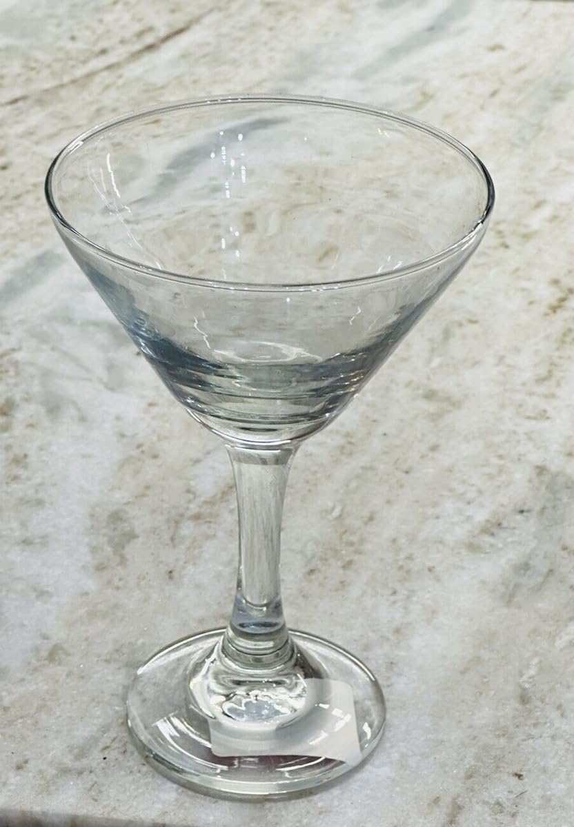 Aspen Brands Crist Martini Glasses, Set of 12, 9oz, Coupe, Tempered Rims, Dishwasher-safe