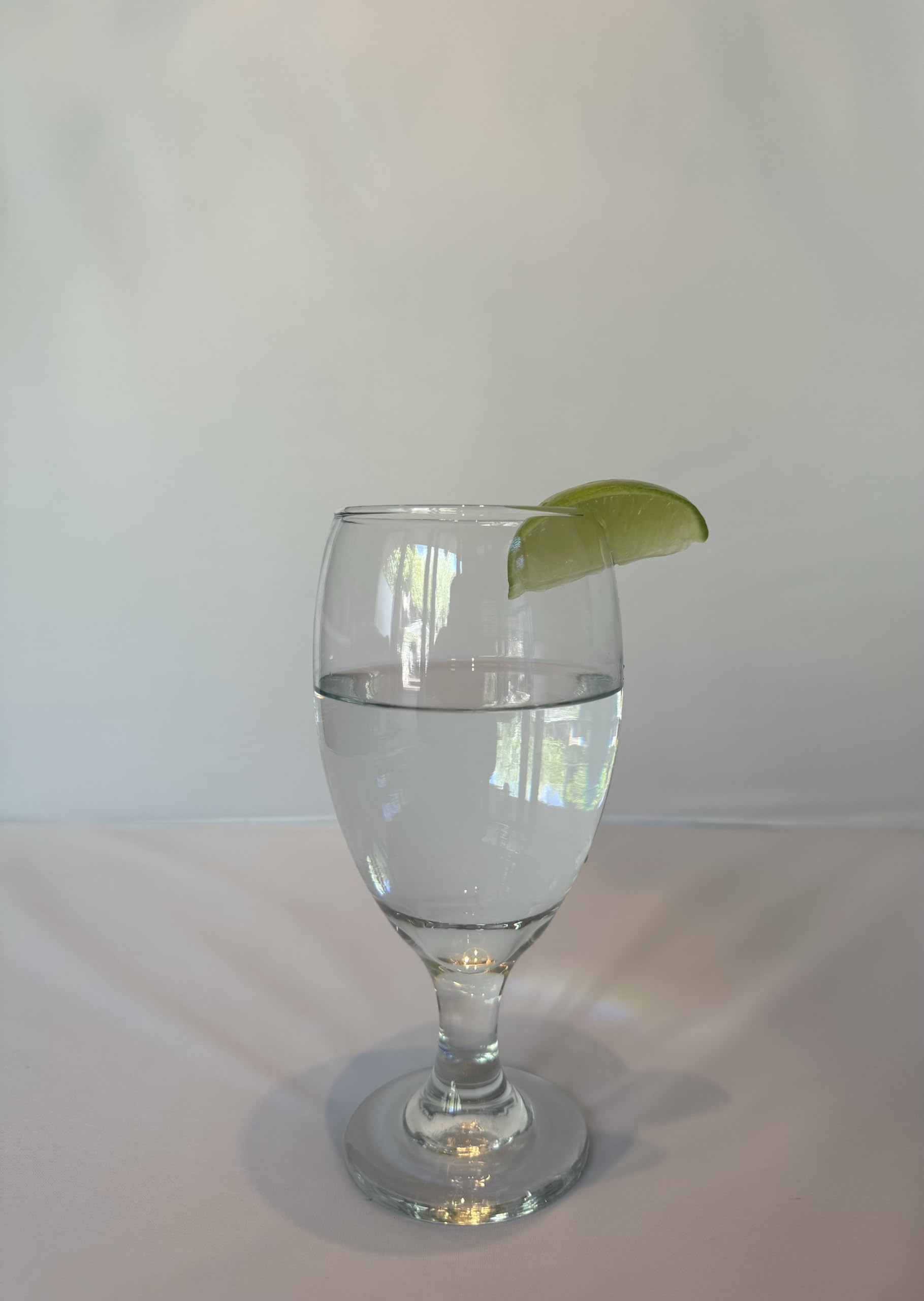 Aspen Collection Water Goblet Glass Set, 12 Pieces, 16.5 oz Stemmed Glasses