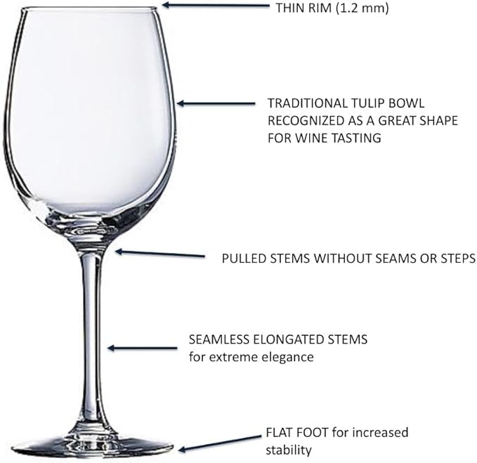 Aspen Brands Classic Napa 13oz Wine Glass