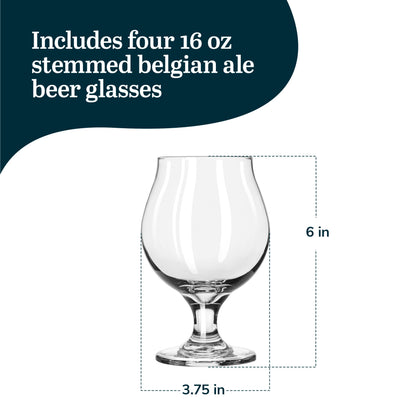 Libbey 3808 Belgian Beer - 12 pack