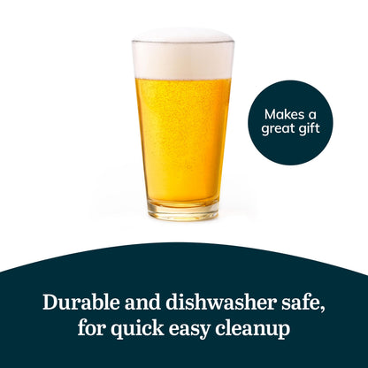 Libbey Pint Glass with DuraTuff Rim (1639HT), 16oz