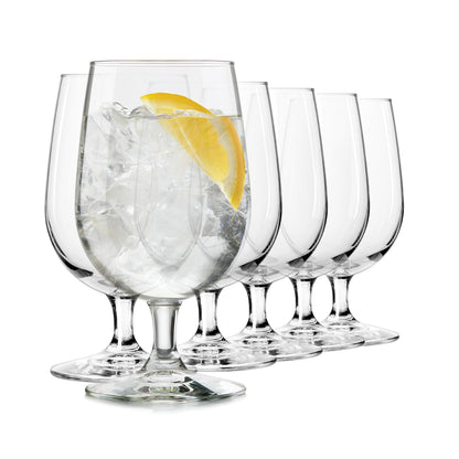 Libbey 7513 Vina Goblet Glasses, 16-ounce, Set of 12