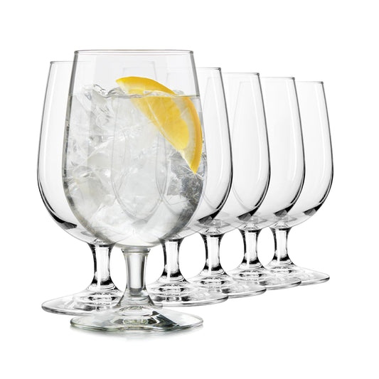 Libbey 7513 Vina Goblet Glasses, 16-ounce, Set of 12