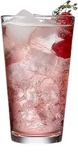 Aspen Brands Pint Beer Glasses 16 oz - Set of 24 -Clear Drinking Glasses, Heavy Base, Pub Style