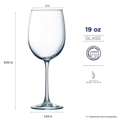 Aspen 15oz Stemless Wine Glass - Set of 12