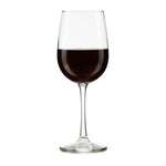 Libbey Vina Tall Wine Glasses Set, All Purpose Red and White Wine Glasses Set of 12, 16 Fluid Ounces, Professional Grade Glass Wine Glasses for Gatherings, Events