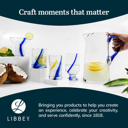 Libbey 7513 Vina Goblet Glasses, 16-ounce, Set of 12