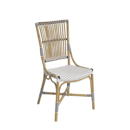 Aspen Brands Laguna Bistro Chair - Designed to be Stackable and Made for Both Indoor and Outdoor use. 300 lbs max Limit. Rattan Frame. Storage Outside. 1 Chair Included