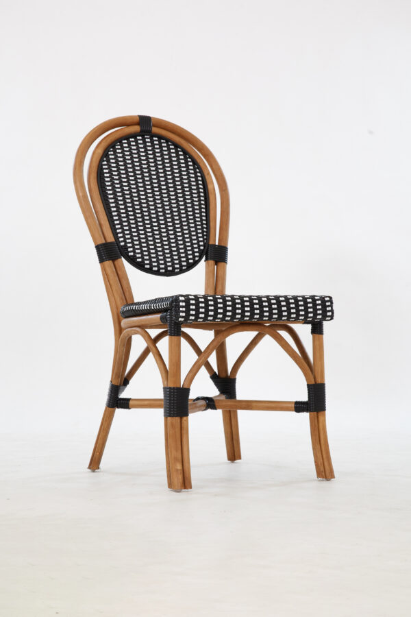 Black & White Milano Bistro Chair - Instock - June 2025 - Image 3
