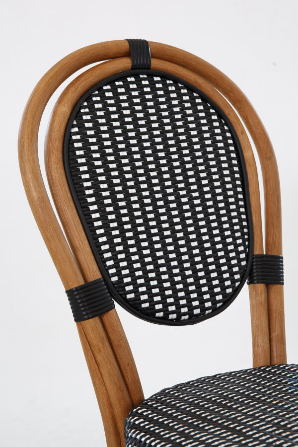 Black & White Milano Bistro Chair - Instock - June 2025 - Image 4