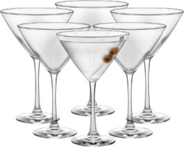 Libbey #7519 Vina Martini Glasses Set Of 12, 10oz